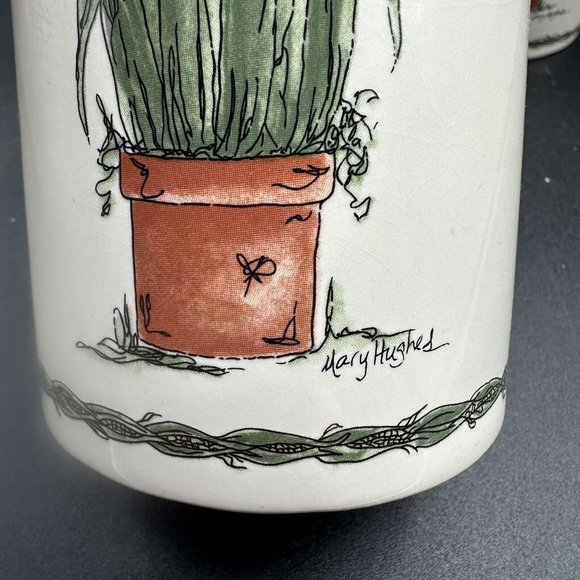 Otagiri Cruet Oil & Vinegar Bottle Jug Mary Hughes Corn & Peas Vintage 1997 - Picture 2 of 13